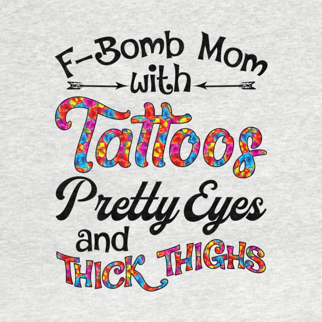 Fbomb Mom With Tattoos Pretty Eyes And Thick Thighs by Stick Figure103